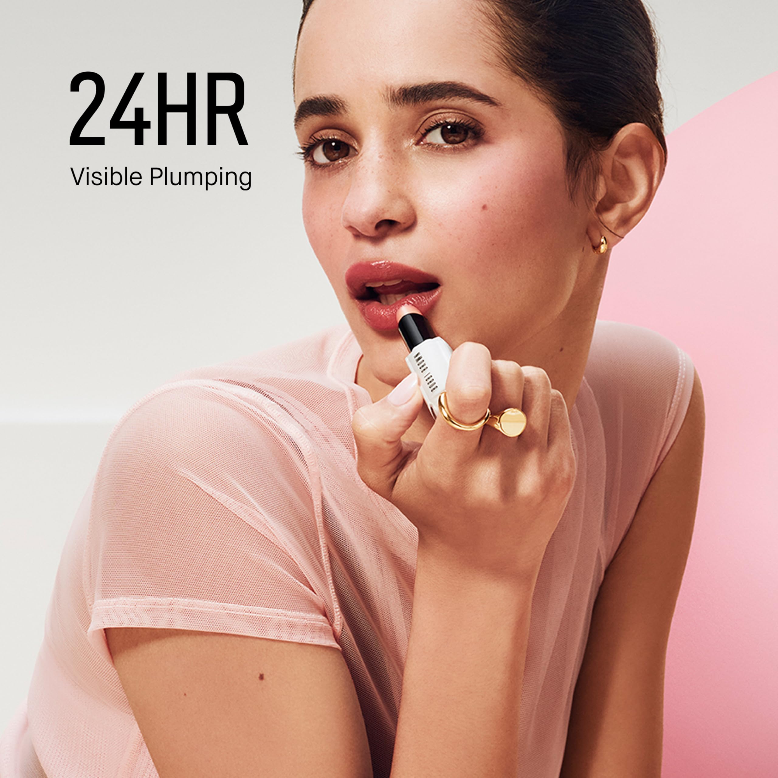 Bálsamo labial tintado Bobbi Brown frambuesa desnuda, hidratación inmediata para labios suaves