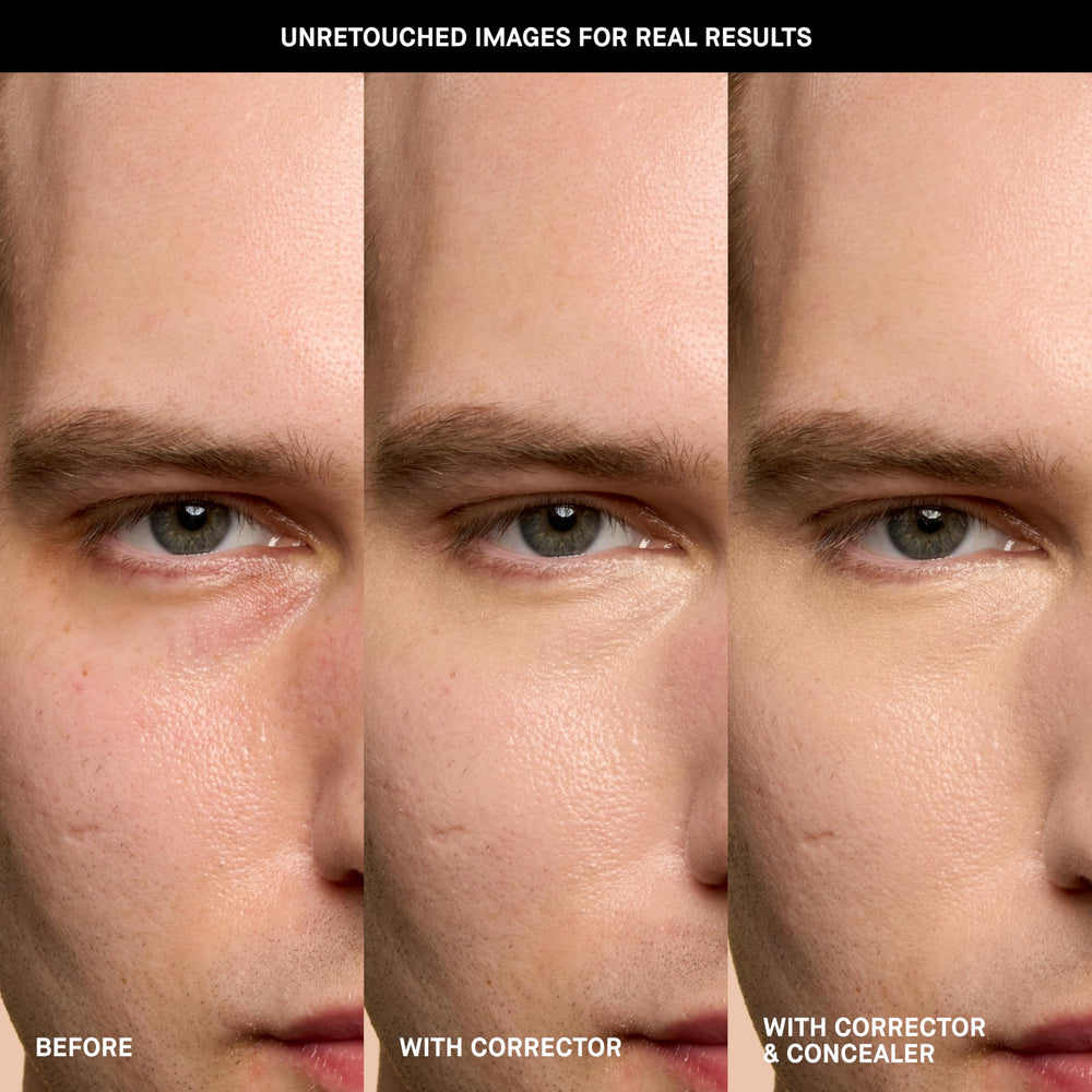 Corrector Bobbi Brown tono Extra Light Peach, cobertura natural.