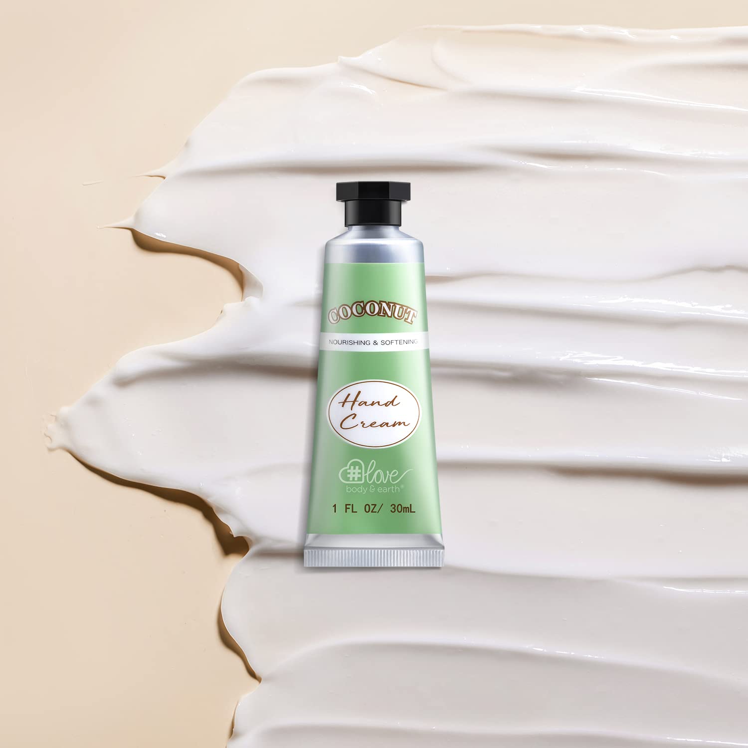 BODY & EARTH # LOVE crema de manos azúcar rosa, aroma dulce y reconfortante