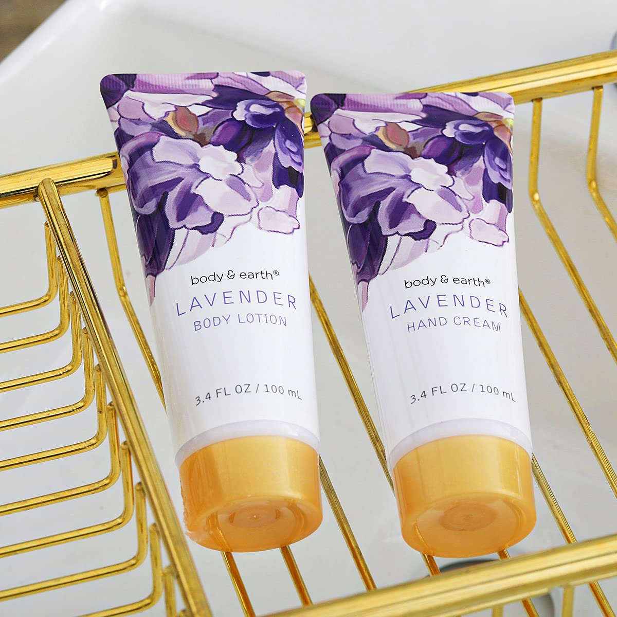 Sales de baño lavanda BODY & EARTH para relajación