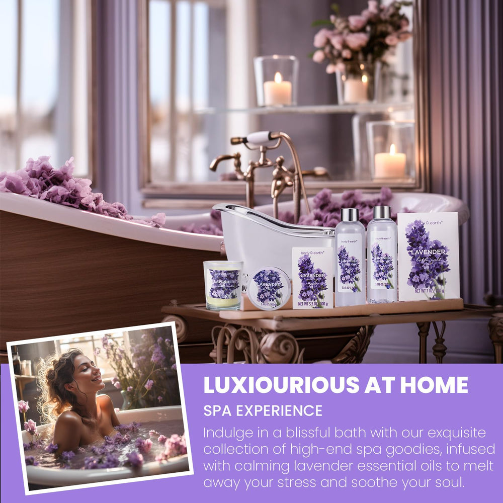 Body & Earth vela aromatica lavanda, crea ambiente calmante