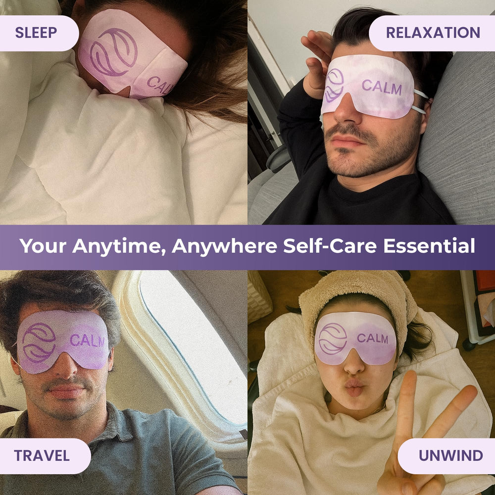 Body Restore compresas oculares jazmín autocalentables para descanso nocturno