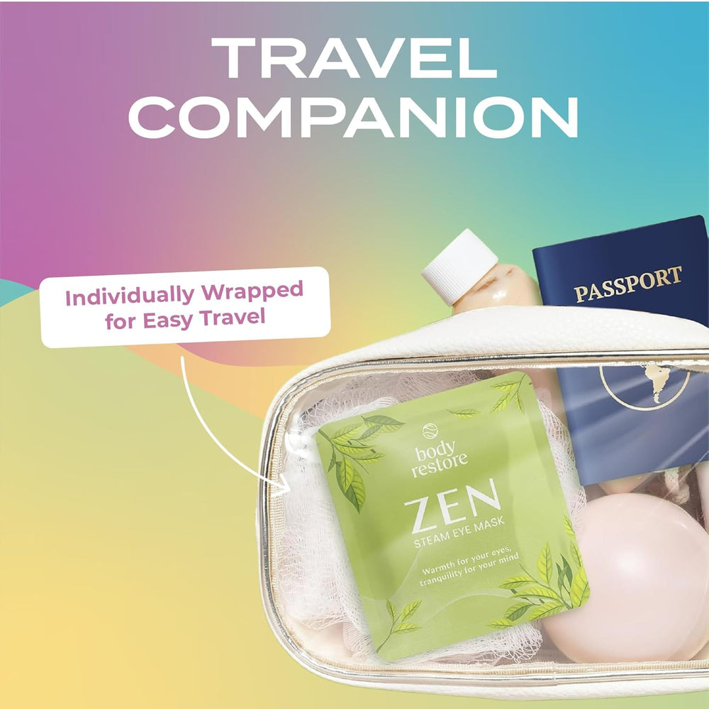 Body Restore compresas oculares autocalentables para viaje y momentos de descanso