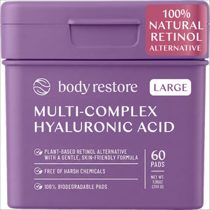 Body Restore Toner Pads Bakuchiol: disco exfoliante suave para una piel más lisa.