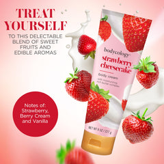 Bodycology crema corporal con aroma a fresa y crema para uso diario