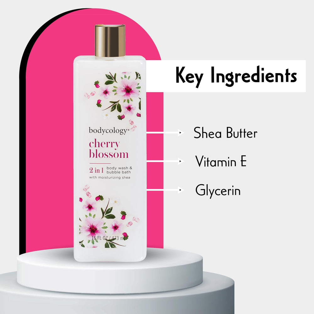 Bodycology Flor de Cerezo: burbujas ricas para una experiencia placentera.