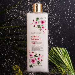Bodycology Flor de Cerezo: etiqueta atractiva que revela la fragancia.