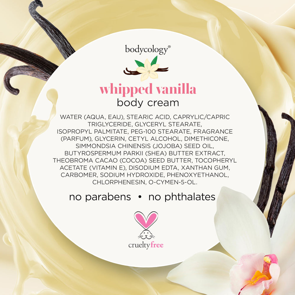 Bodycology fórmula sin sulfatos y cruelty-free, cuidado respetuoso.