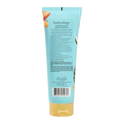 Bodycology crema corporal con textura nutritiva para piel suave durante todo el día.