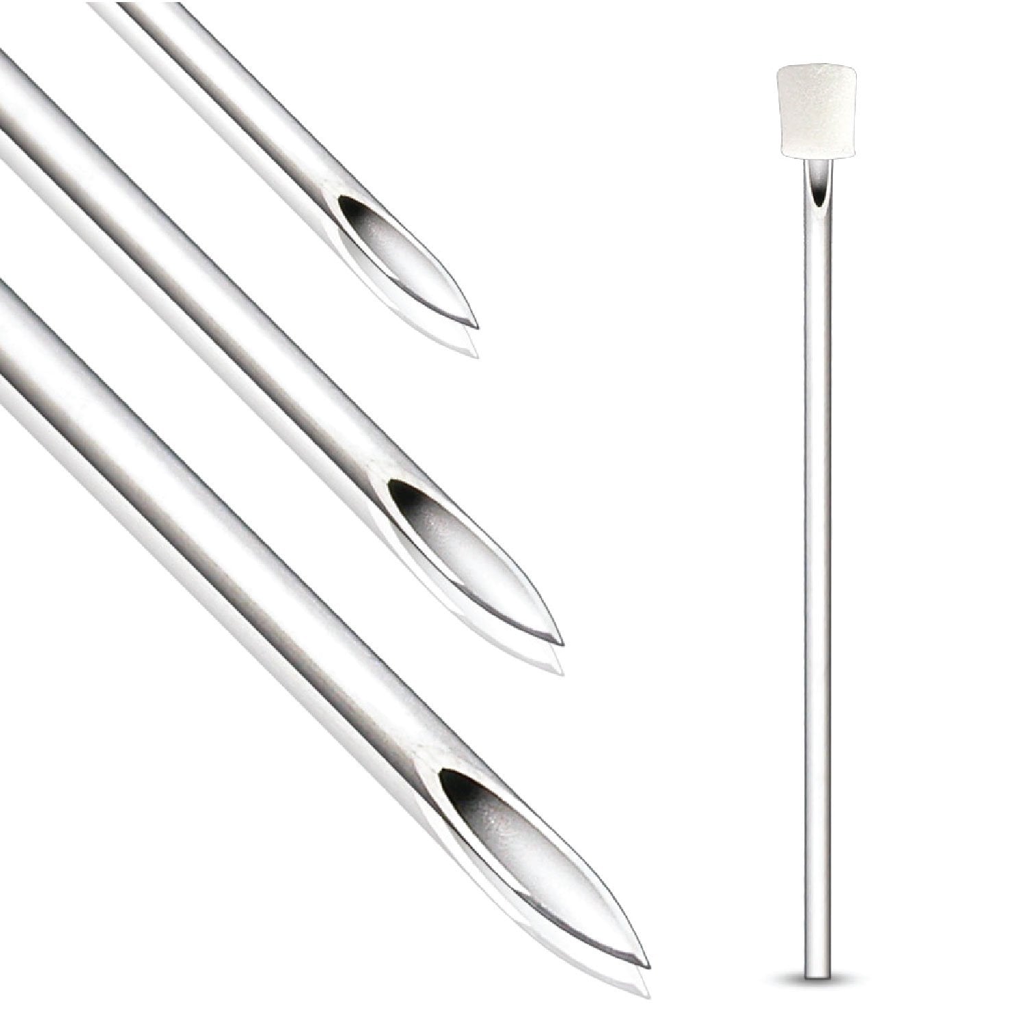 BodyJ4You aguja piercing 16G envase individual, listo para uso profesional