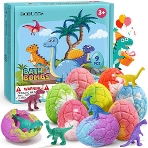 Bofuoos dinosaur bath bombs color water for playful bath time