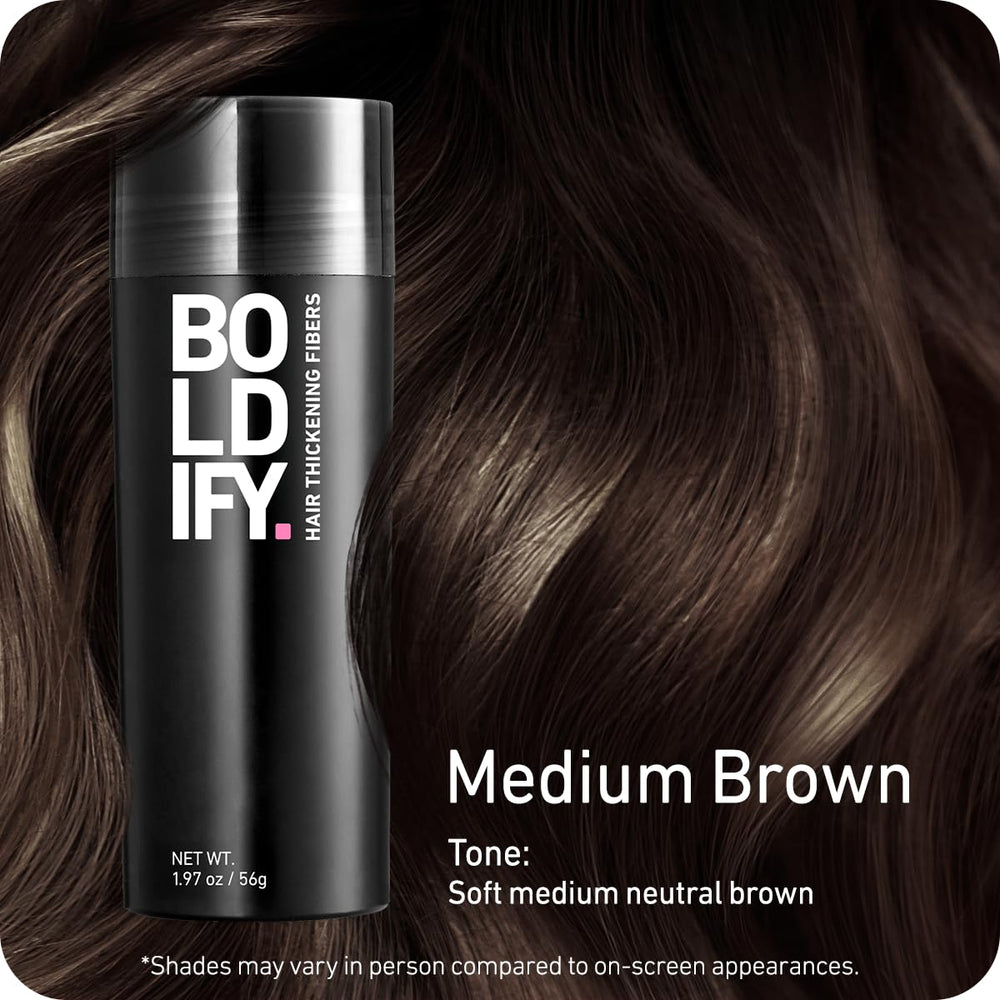 Boldify Fibras Cabello: acabado natural que disimula densidad capilar.