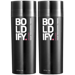 Boldify Fibras Cabello: aplicación para volumen instantáneo y natural.