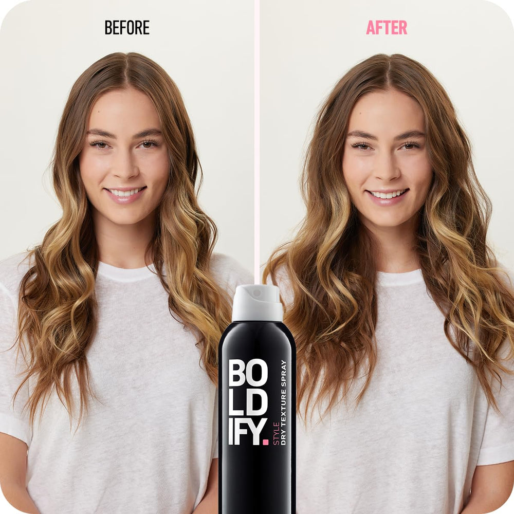 Boldify Dry Texture Spray es apto para todo tipo de pelo y color.