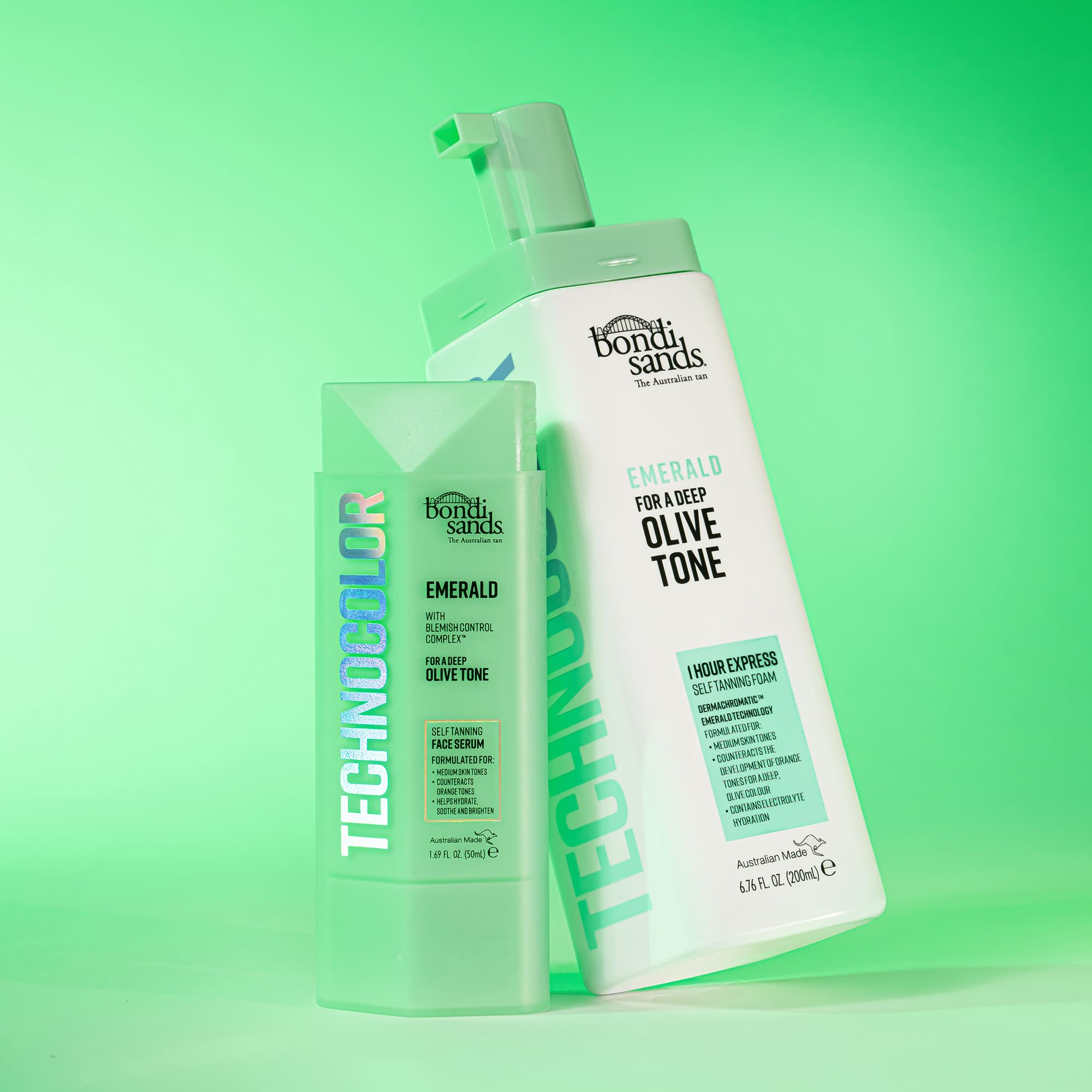 Bondi Sands Technocolor Serum Instrucciones de uso: aplicar y lavar manos