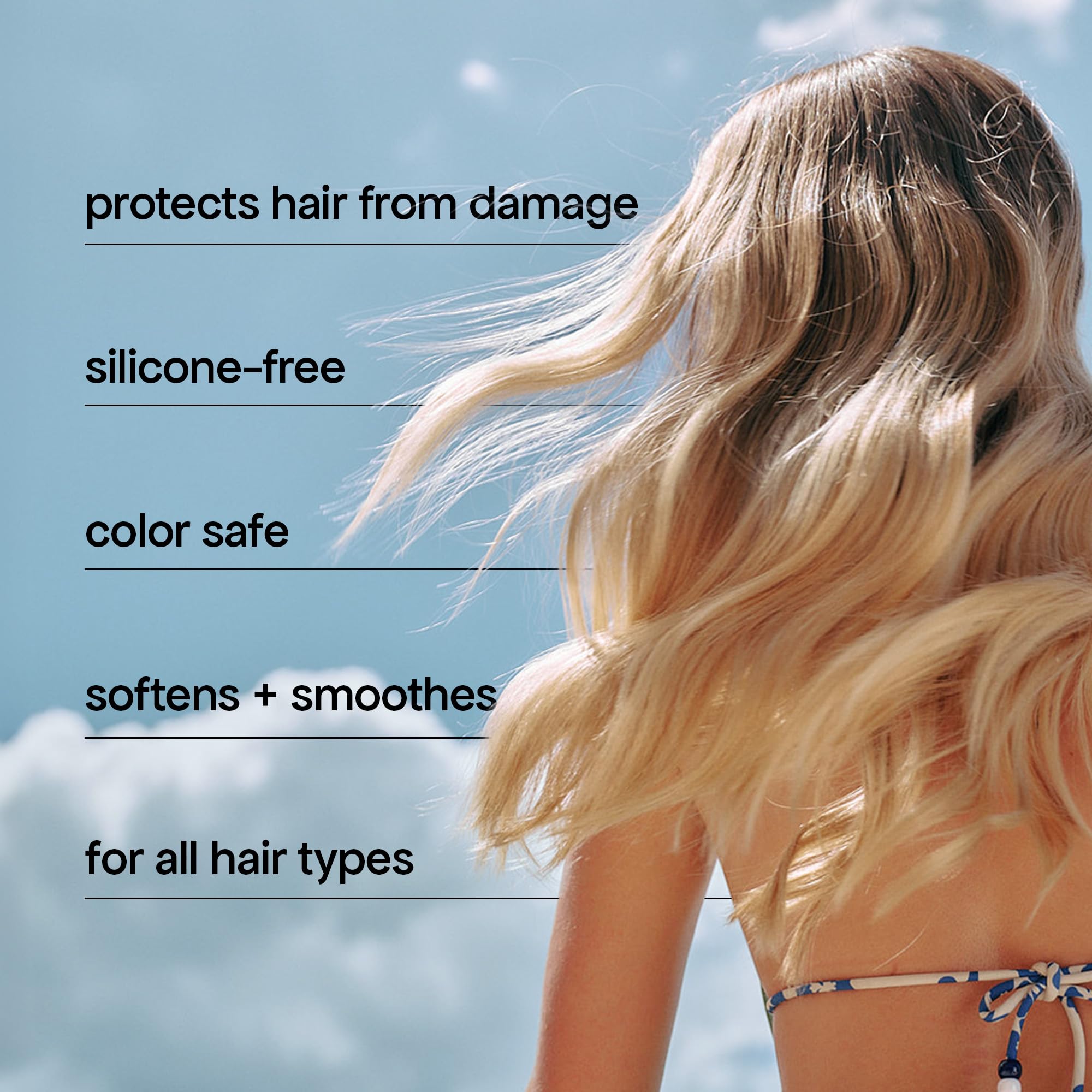 Bondiboost acondicionador sin siliconas, textura cremosa para cabello suave y manejable