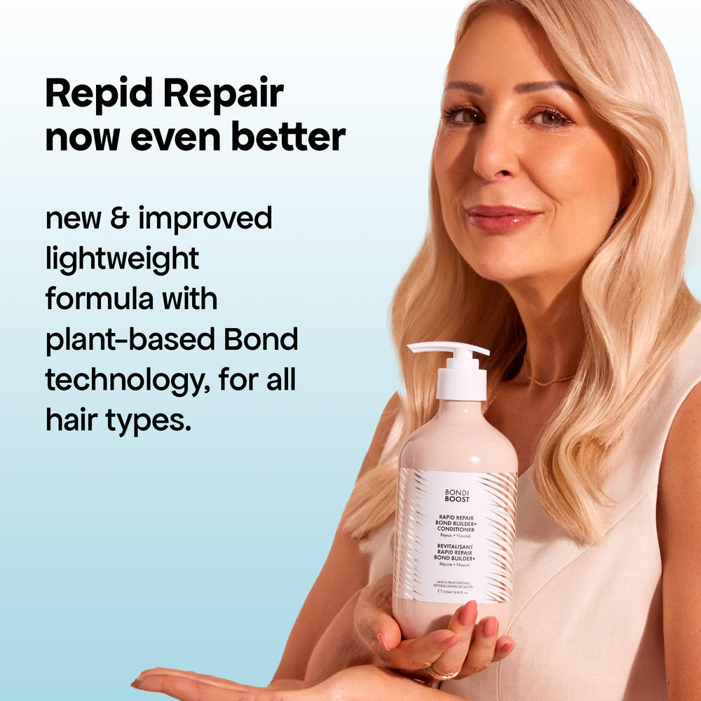 Bondiboost uso semanal para revitalizar cabello dañado con brillo natural