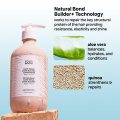 Bondiboost tecnología natural para reconstruir enlaces y mejorar la elasticidad del cabello