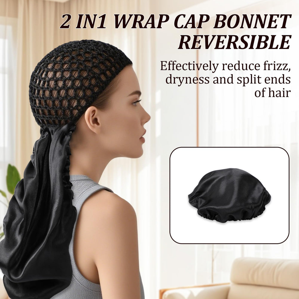 Bonete 2 en 1 reversible ajuste cómodo para dormir