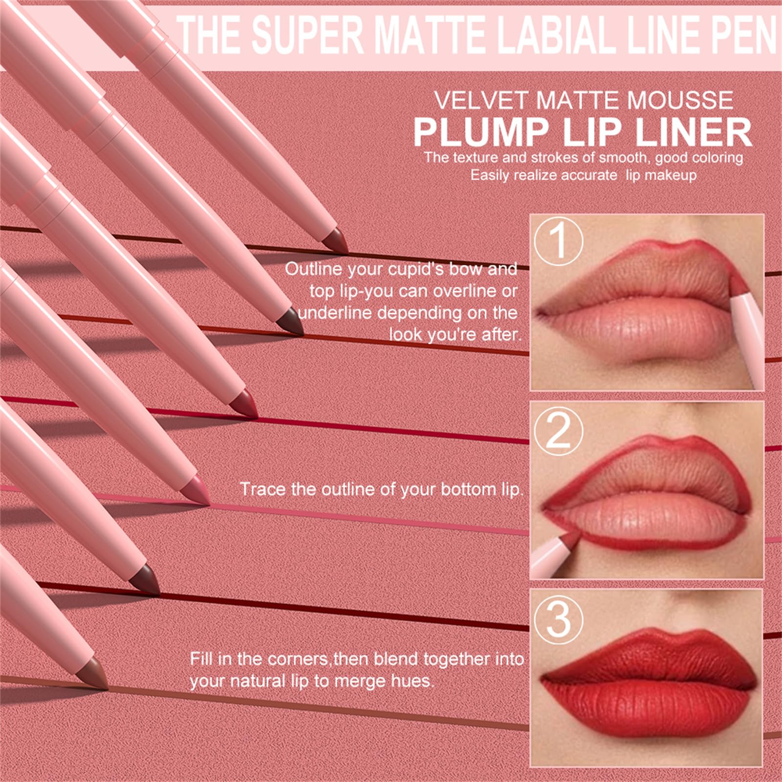 BONNIE CHOICE tono variado retráctil para combinar con cualquier labial