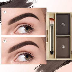 Boobeen polvo para cejas de aplicación rápida y cobertura instantánea.
