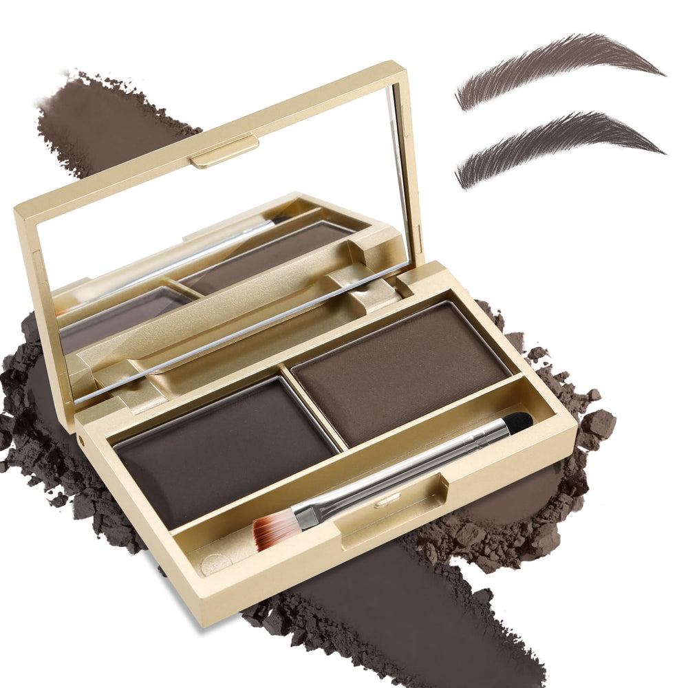 Boobeen kit de cejas con paleta y empaque compacto para viaje.