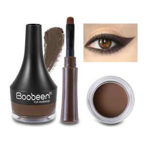 Boobeen delineador gel negro satinado para un delineado intenso y duradero