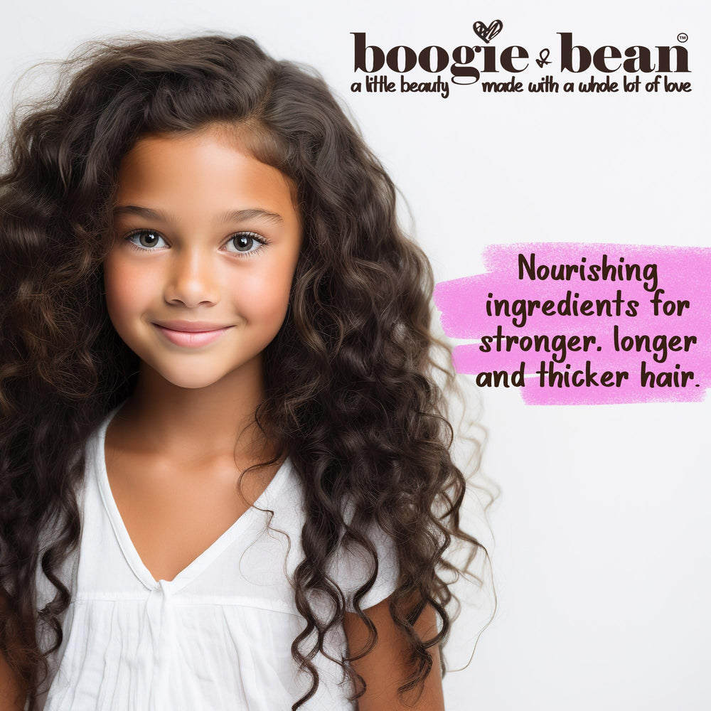 Boogie and Bean: aceite con coco y almendra para nutrición suave.