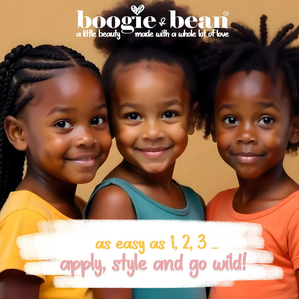 Boogie and Bean: bebé con cabello suave gracias al cuidado nutritivo.
