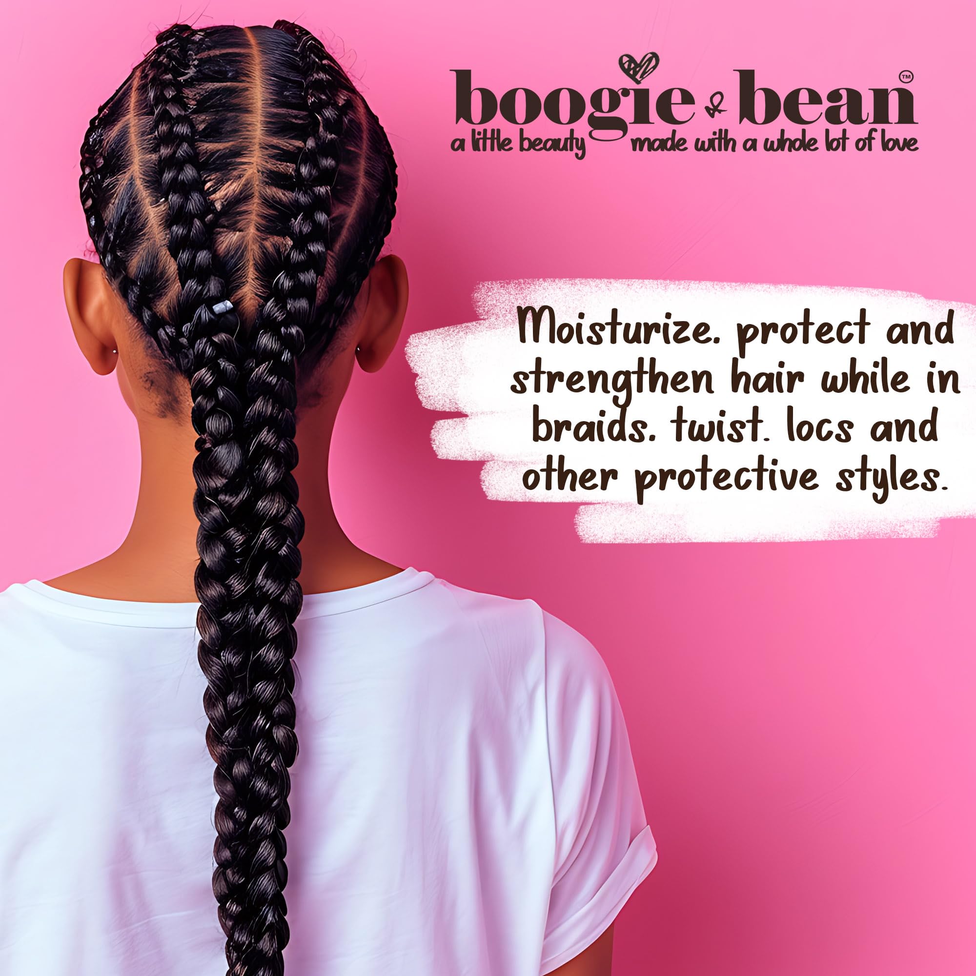 Boogie and Bean: uso diario para cabello de niños con rizos.