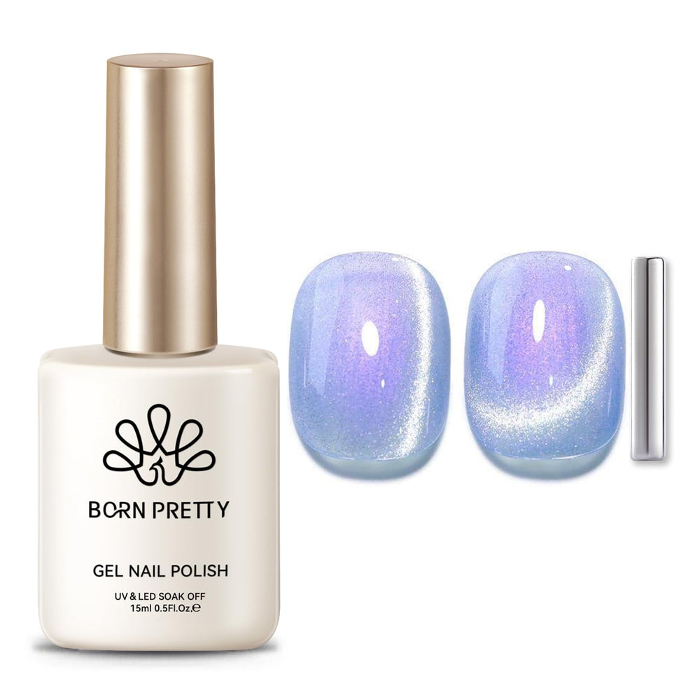 Born Pretty Cat Magnetic Eye Gel Nail Polish muestra la botella frontal con acabado brillante