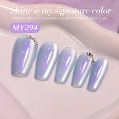 Born Pretty Cat Magnetic Eye Gel Nail Polish ofrece un efecto brillante y sedoso al aplicar