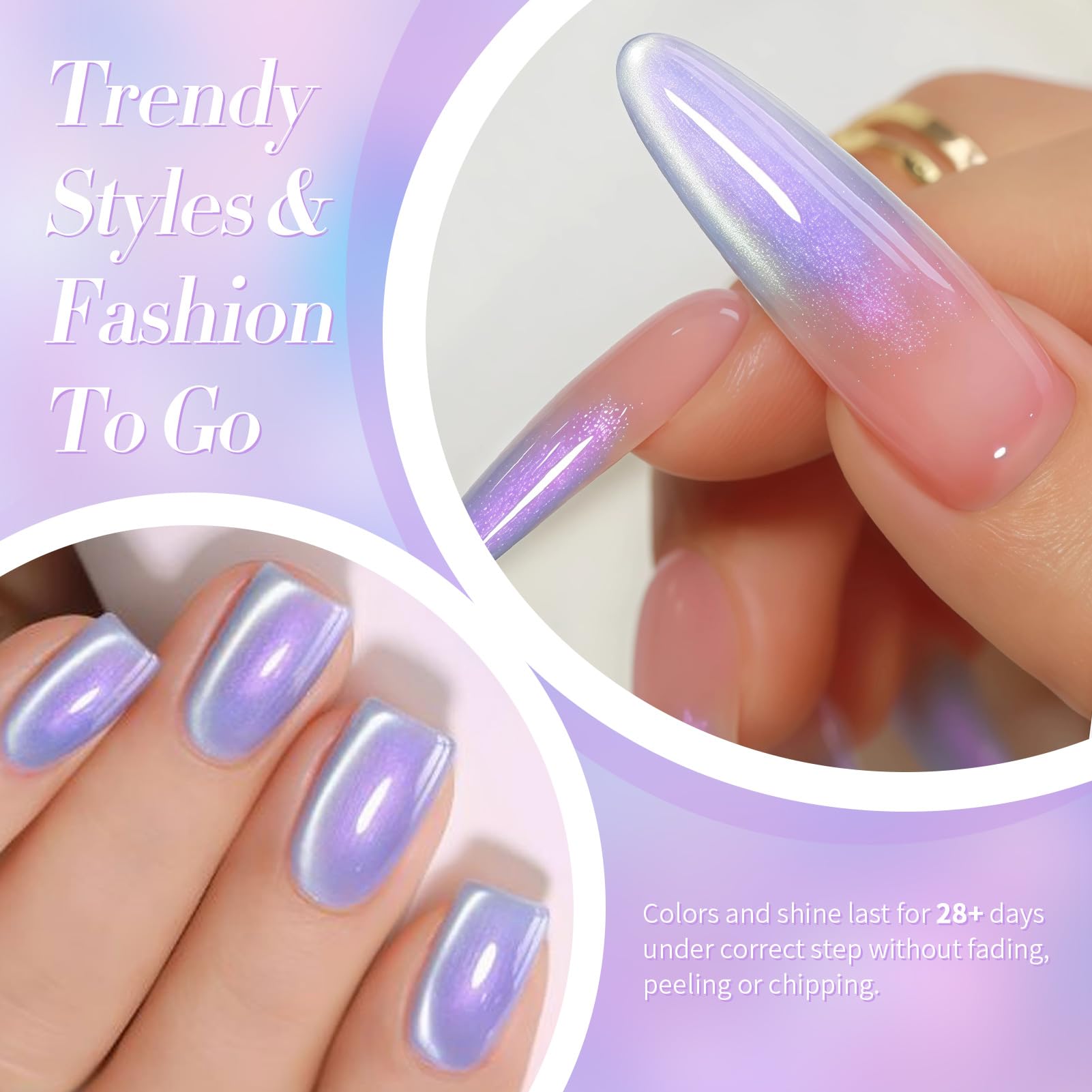 Born Pretty Cat Magnetic Eye Gel Nail Polish facilita uso diario y ofrece durabilidad notable