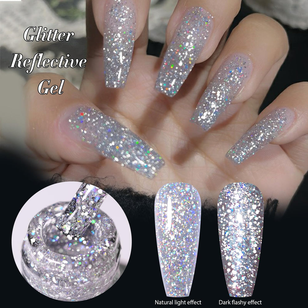 Gel con dureza y larga duración para uñas brillantes