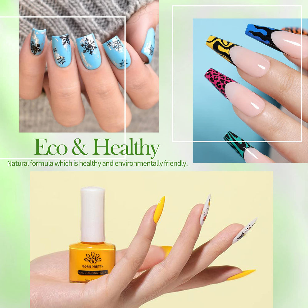 Acabado camaleón para uñas con esmalte Born Pretty.