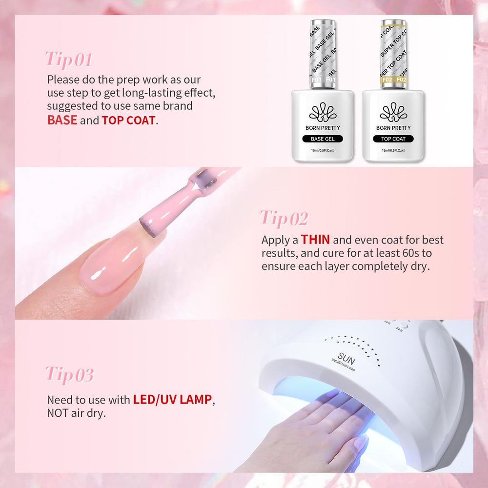 Born Pretty Gel, envase de 15 ml para aplicaciones rápidas y controladas.