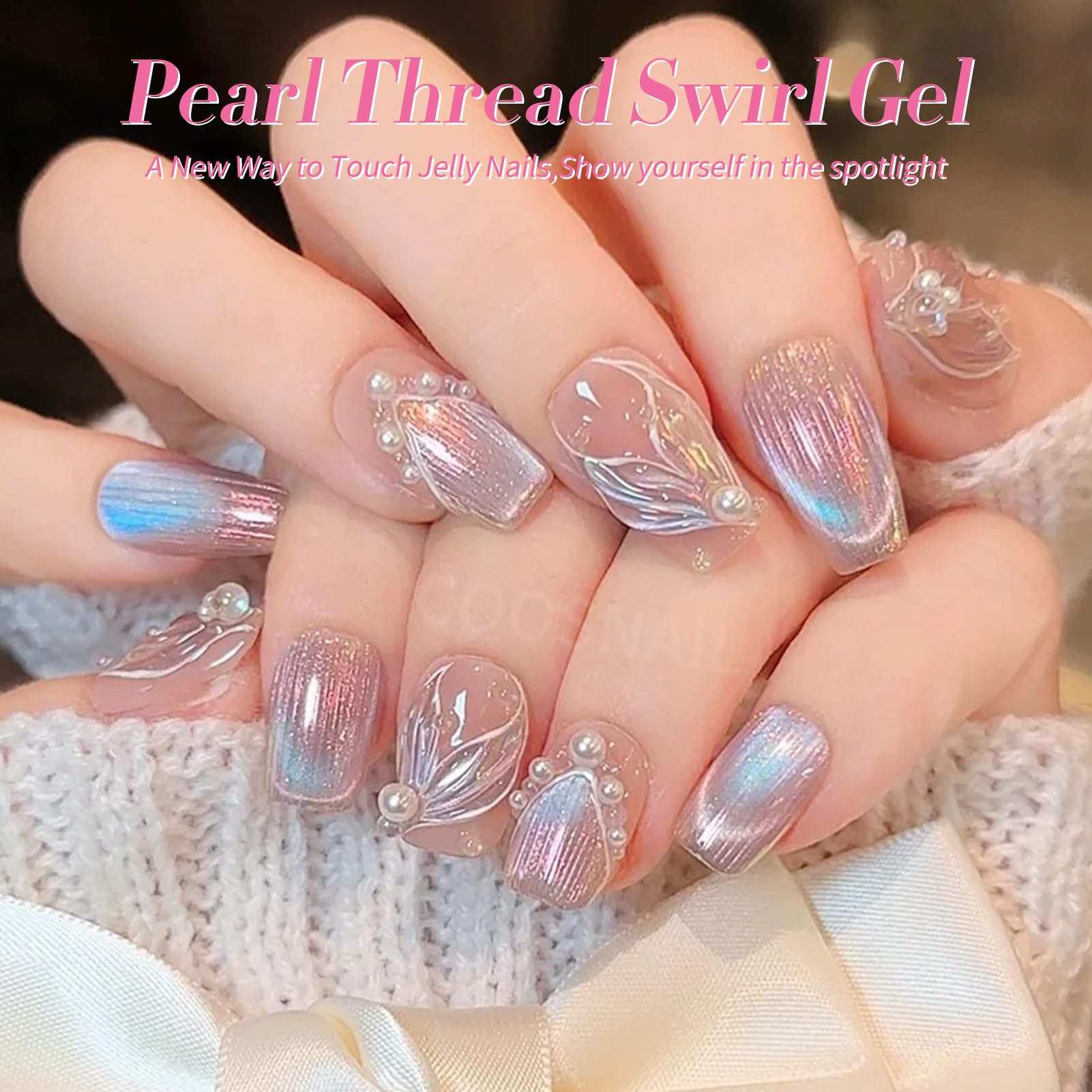 Born Pretty Esmalte Gel Perla Aurora, duración de 21-28 días con cuidado.