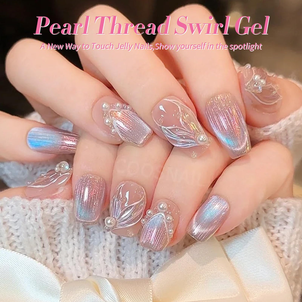 Born Pretty Esmalte Gel Perla Aurora, duración de 21-28 días con cuidado.