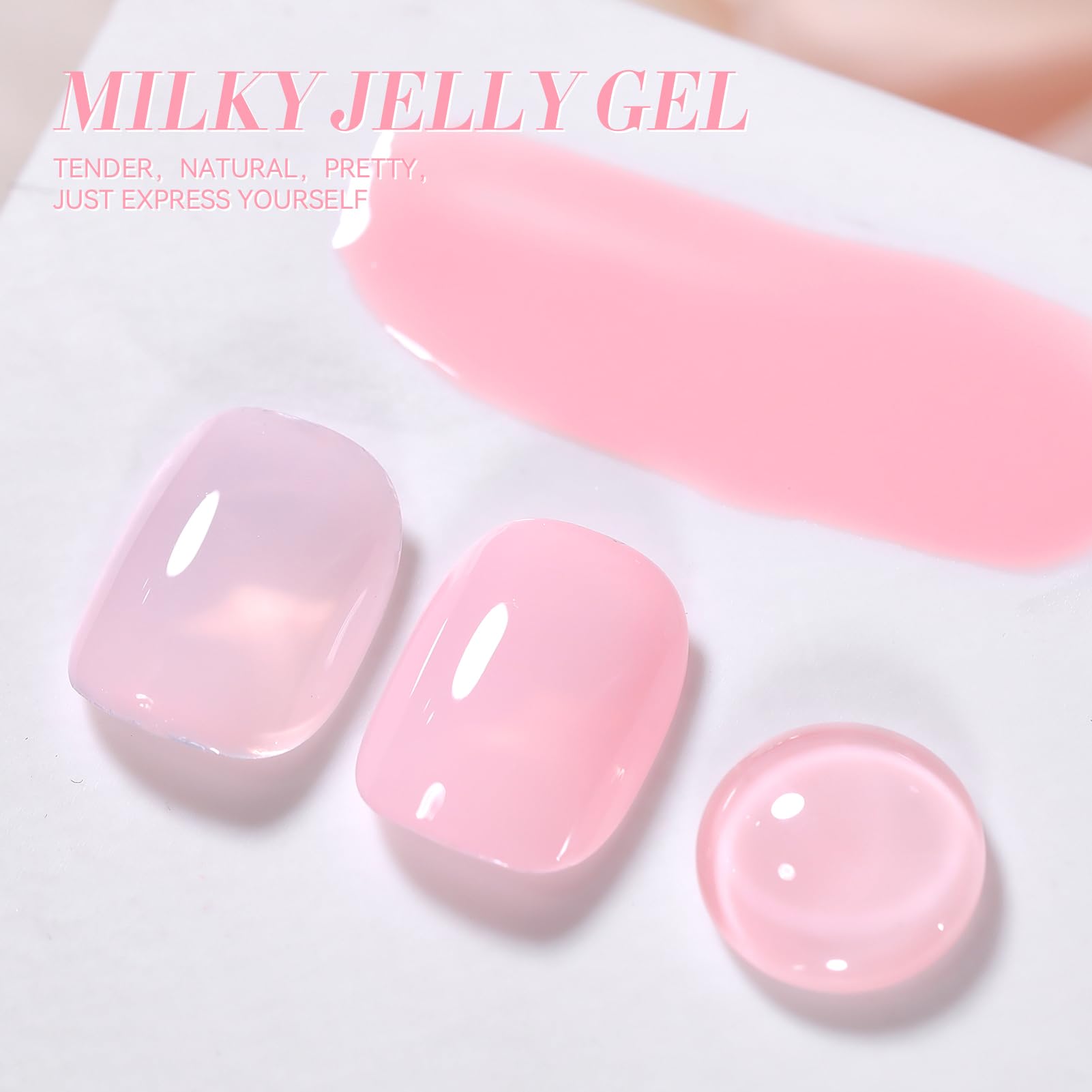 Born Pretty Gel Rosa, aplicación con brocha para un acabado uniforme y duradero.