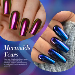 Born Pretty esmalte glitter azul con chispas brillantes