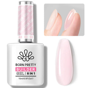 Born Pretty Gel Builder extensión de uñas para alargar con acabado natural