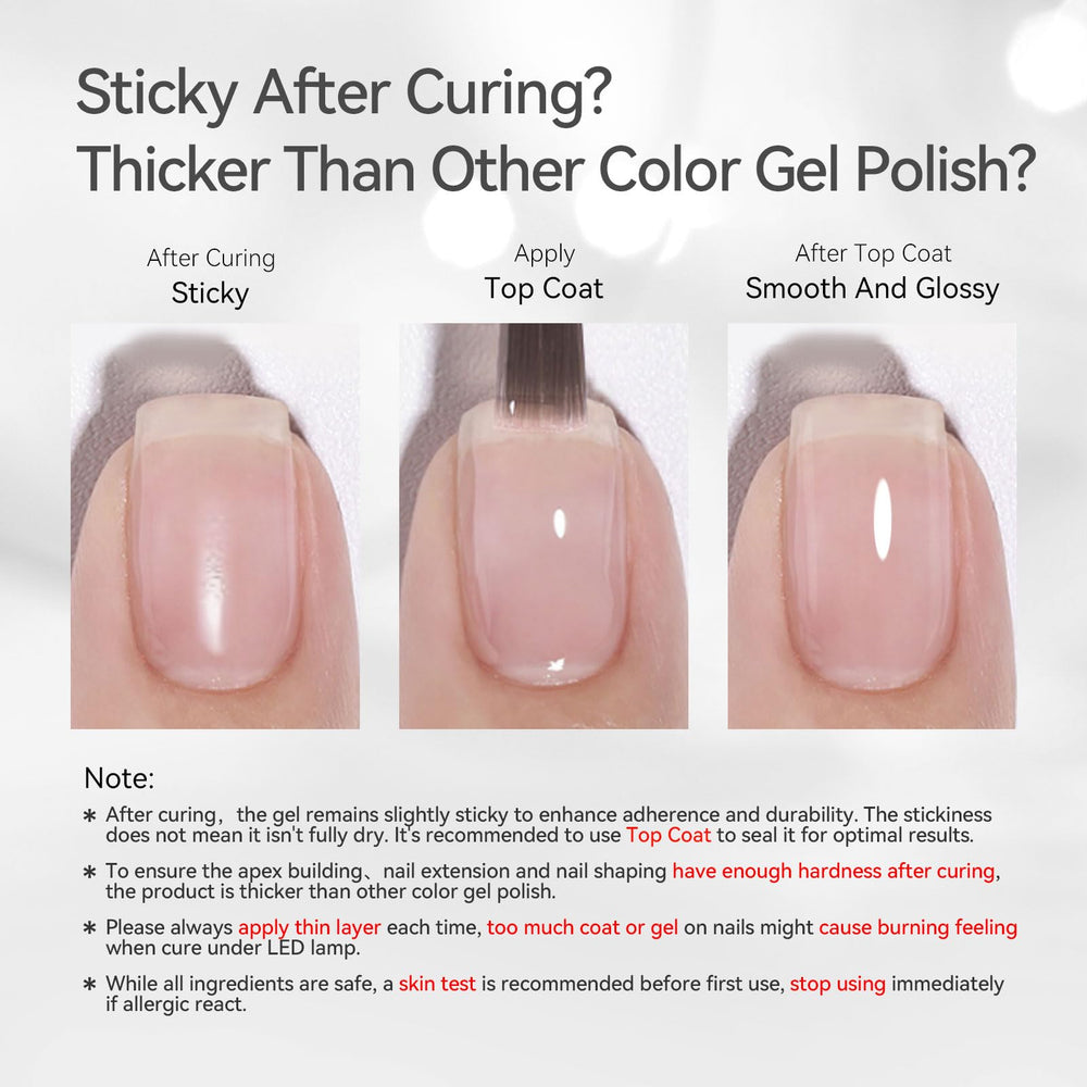 Born Pretty Gel Builder relleno de espacios para un acabado suave