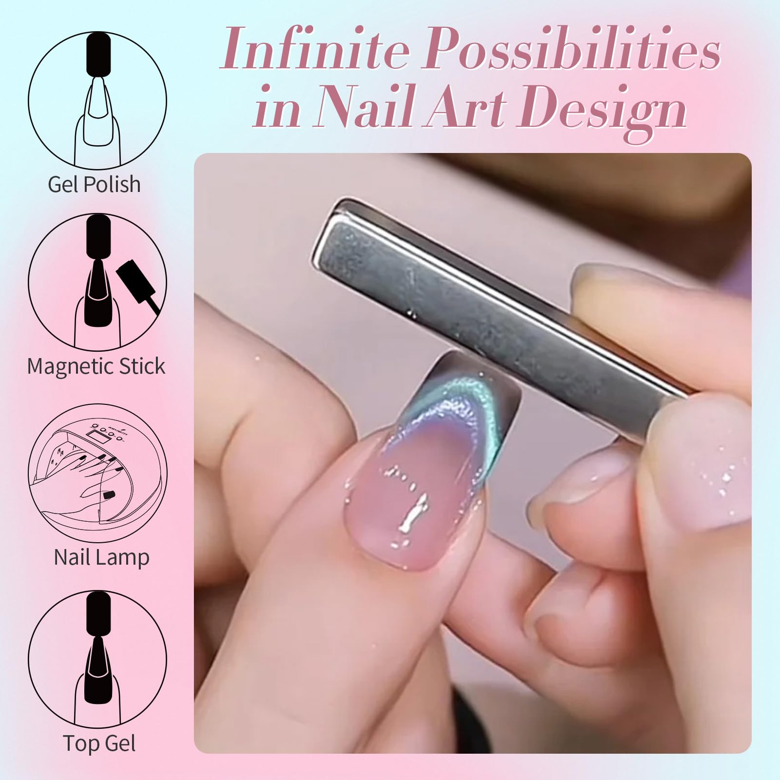 Born Pretty: curado rápido en lámpara UV/LED para resultados profesionales.