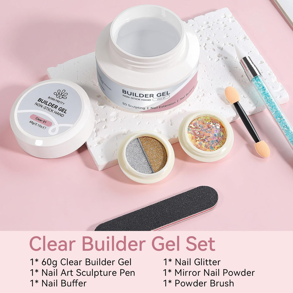 Born Pretty lentejuelas para uñas con brillo intenso.