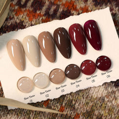 Born Pretty Nude Gel, esmalte khaki tono piel, aspecto elegante y de larga duración.