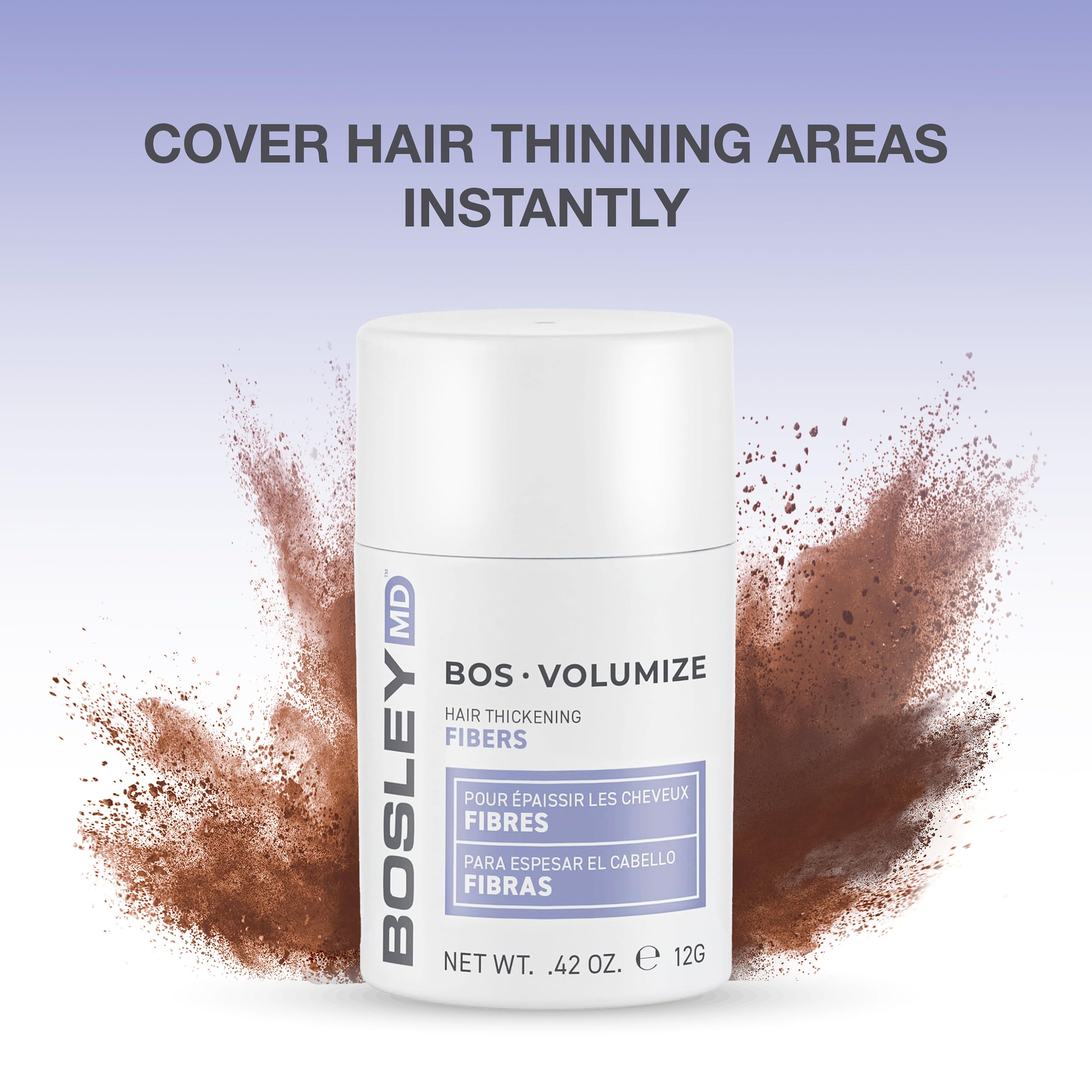BosleyMD BOSVolumize: volumen instantáneo que simula cabello más denso y natural.