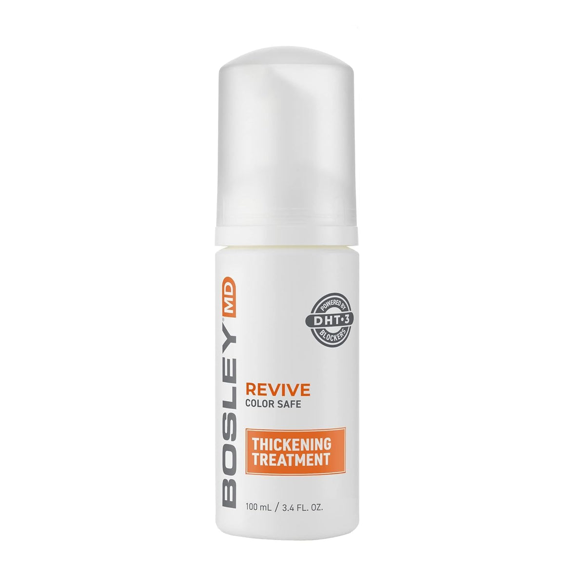 BosleyMD Revive tratamiento espumoso para engrosar cabello con volumen inmediato.