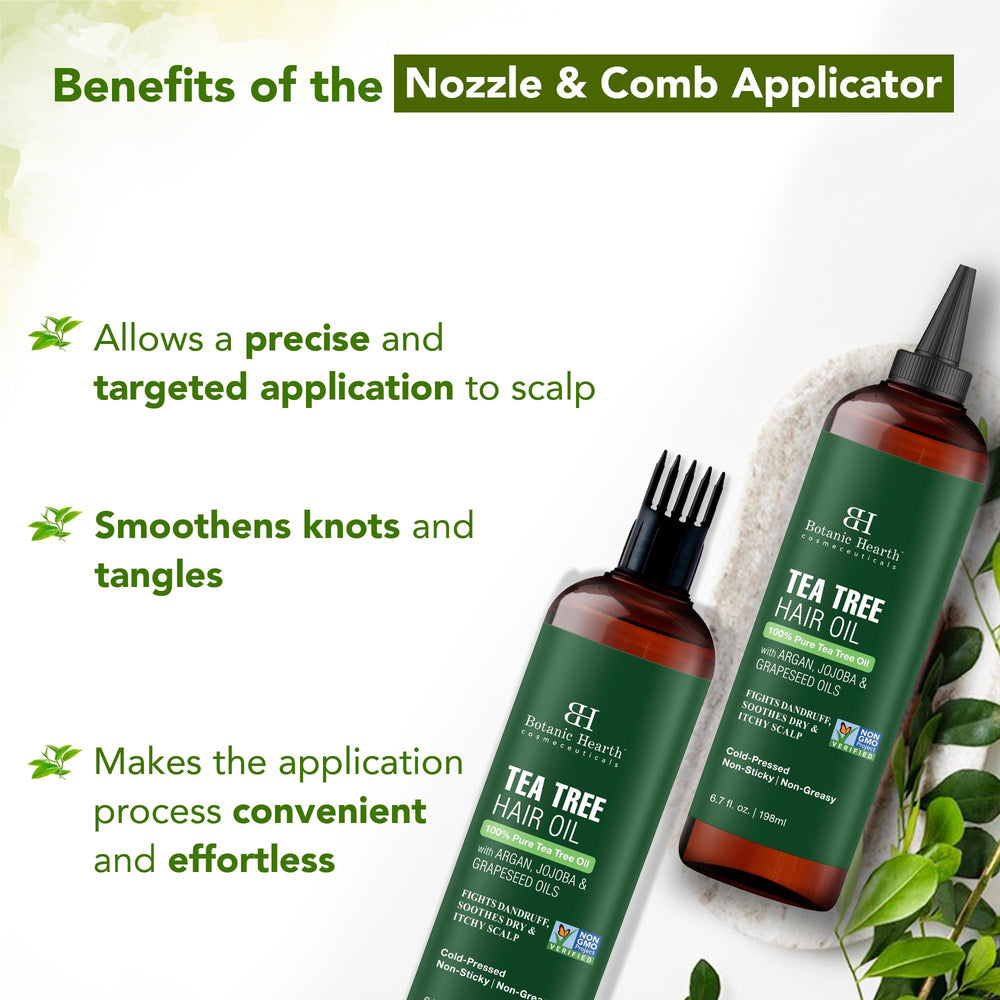 Botanic Hearth Aceite de Árbol de Té contra caspa y irritación.