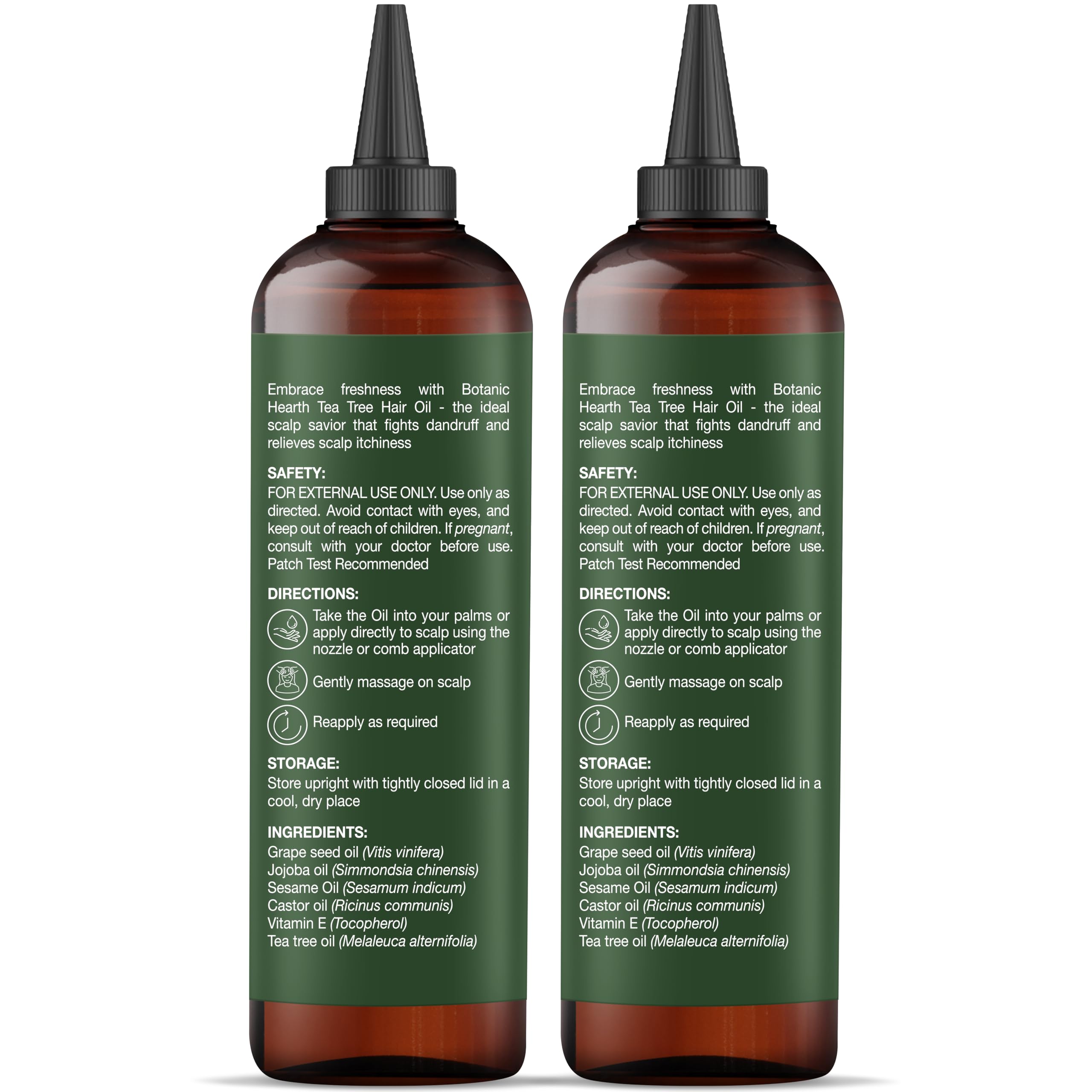 Botanic Hearth Aceite de Árbol de Té favorece crecimiento del cabello.