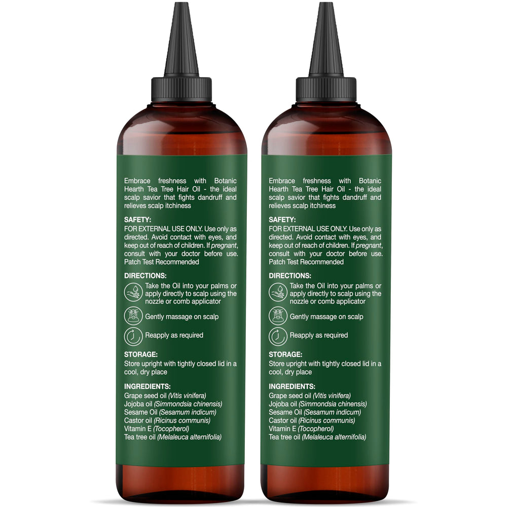 Botanic Hearth Aceite de Árbol de Té favorece crecimiento del cabello.
